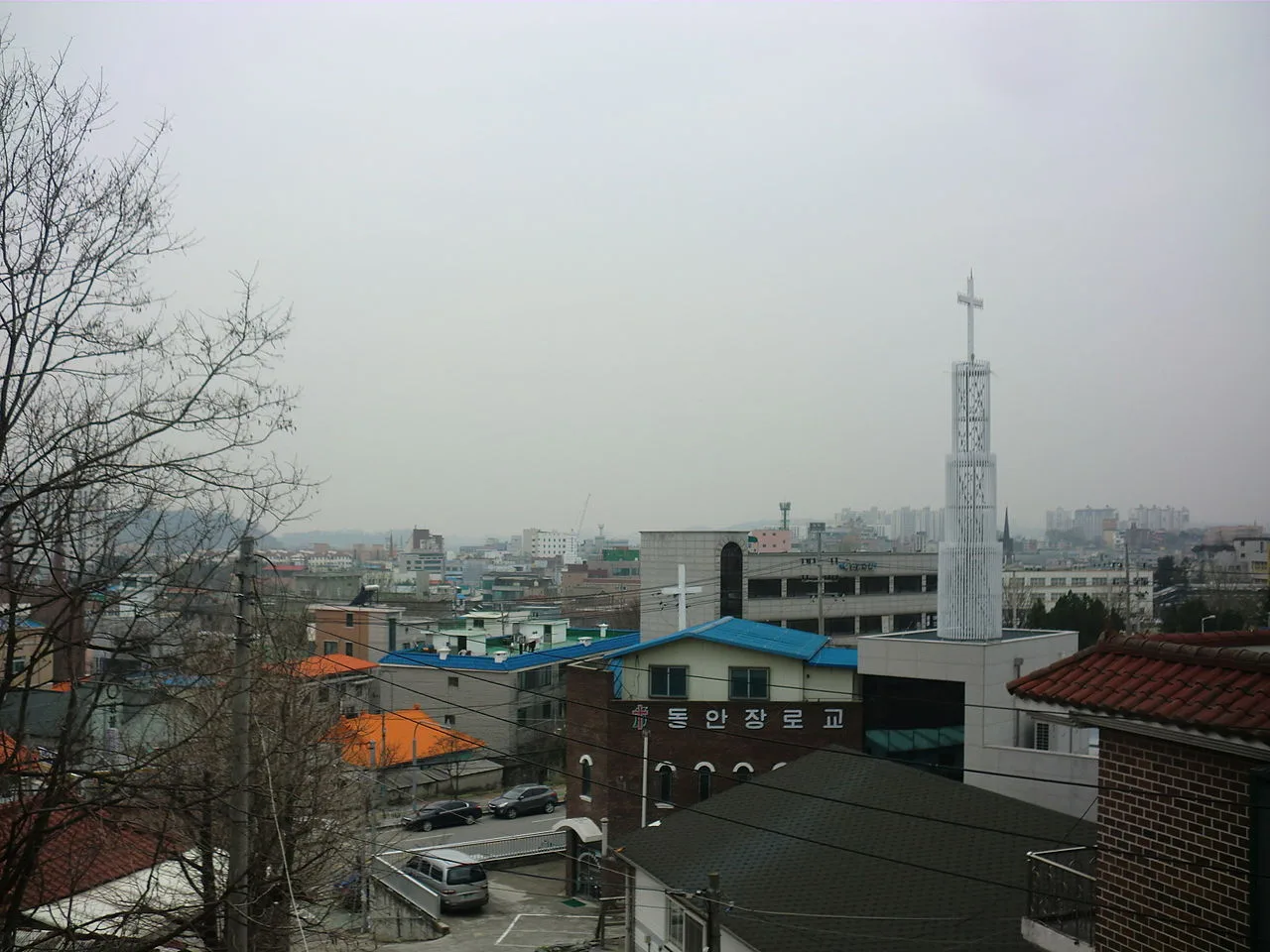 View of Anseong city in Gyeonggi-do